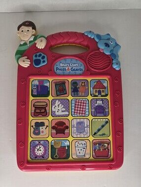 Vintage Tyco Blue's Clues Press & GUESS Electronic Learning Toy Tested Works